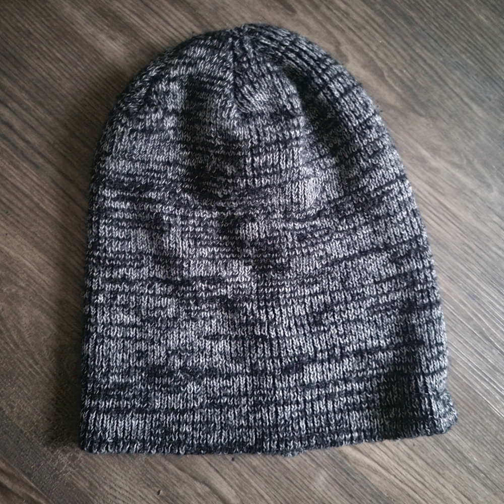 Gray Knitted Beanie
